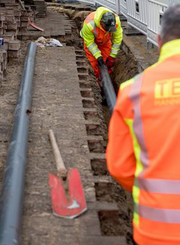 erdkabel elektrokabel installation tiefbau